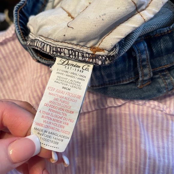 Denim Co Arc leg jeans 2-3 T - Picture 6 of 9